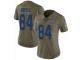 Women Nike Indianapolis Colts #84 Jack Doyle Limited Olive 2017 Salute to Service NFL Jersey