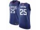 Women Nike Los Angeles Clippers #25 Austin Rivers Blue Road NBA Jersey - Icon Edition