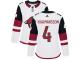 Women's Adidas Niklas Hjalmarsson Authentic White Away NHL Jersey Arizona Coyotes #4