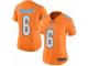 Women's Nike Miami Dolphins #6 Brandon Doughty Limited Orange Rush NFL Jersey