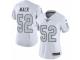 Women's Nike Oakland Raiders #52 Khalil Mack Limited White Rush NFL Jersey