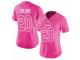 Women's Washington Redskins #20 Landon Collins Limited Pink Rush Fashion Football Jersey