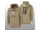 Youth 2019 Salute to Service Diontae Johnson Steelers Tan Sideline Therma Hoodie Pittsburgh Steelers