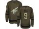 Youth Adidas Arizona Coyotes #9 Bobby Hull Green Salute to Service NHL Jersey