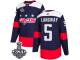 Youth Adidas Washington Capitals #5 Rod Langway Navy Blue Authentic 2018 Stadium Series 2018 Stanley Cup Final NHL Jersey
