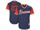 Youth Atlanta Braves Matt Kemp Matt Majestic Navy 2017 Players Weekend Jersey