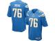 Youth Game Russell Okung #76 Nike Electric Blue Alternate Jersey - NFL Los Angeles Chargers