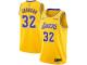 Youth Magic Johnson  Gold Nike Jersey NBA Los Angeles Lakers #32 Icon Edition