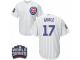 Youth Majestic Chicago Cubs #17 Mark Grace Authentic White Home 2016 World Series Bound Cool Base MLB Jersey