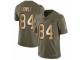 Youth Nike Indianapolis Colts #84 Jack Doyle Limited Olive/Gold 2017 Salute to Service NFL Jersey