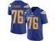 Youth Nike San Diego Chargers #76 D.J. Fluker Limited Electric Blue Rush NFL Jersey